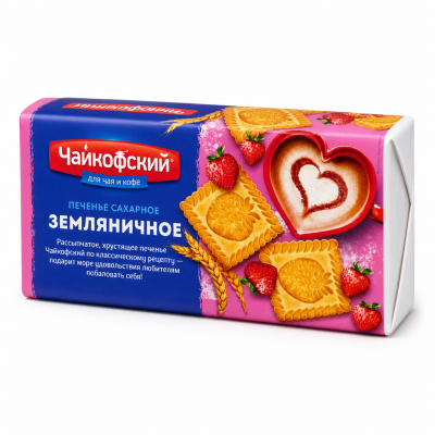 Печенье "Земляника" 100г