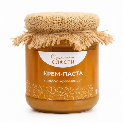 Крем-паста "Медово-арахисовая" 0,5л