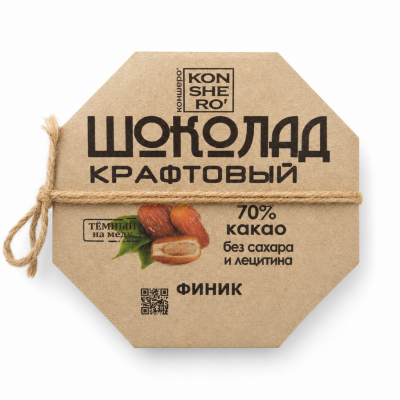 Шоколад ремесленный "Финик" 80г