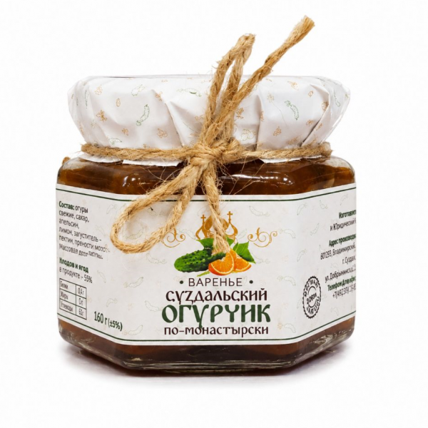 Варенье "Огурчик по-монастырски" 160г 