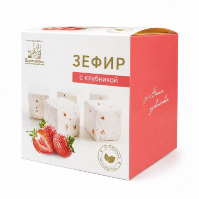 Зефир с клубникой 180г