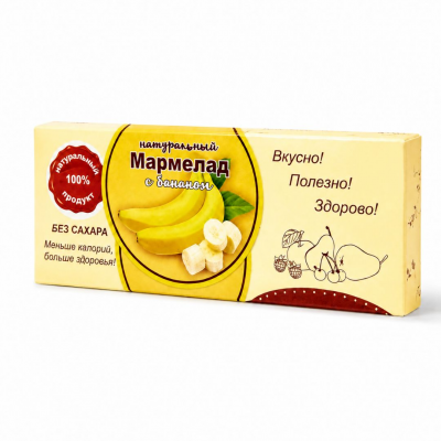 Мармелад натуральный "Банан" 140г