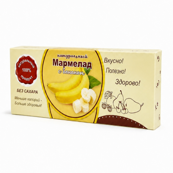 Мармелад натуральный "Банан" 140г 