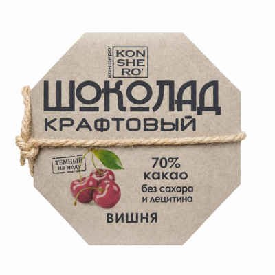 Шоколад ремесленный "Вишня" 50г