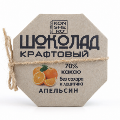 Шоколад ремесленный "Апельсин" 50г