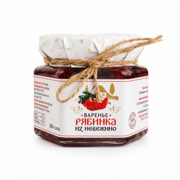 Варенье "Рябинка из Невежино" 160г 
