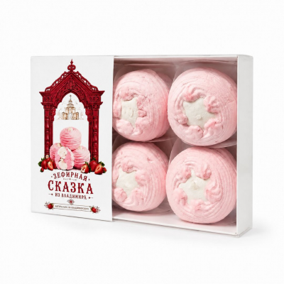 Зефир "Клубника и шампанское" 350г