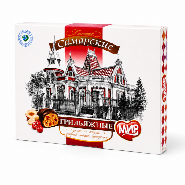 Конфеты "Грильяжные с клюквой и орехом" 160г 
