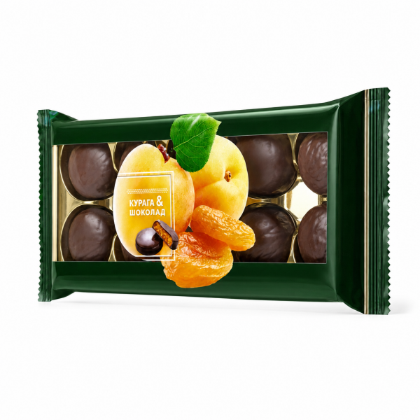 Конфеты "Курага и шоколад" 100г 