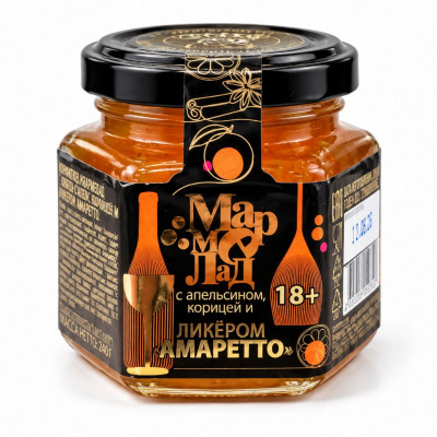Мармелад "Амаретто" апельсин и корица 130г