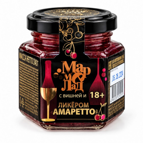 Мармелад "Амаретто" вишня 130г 