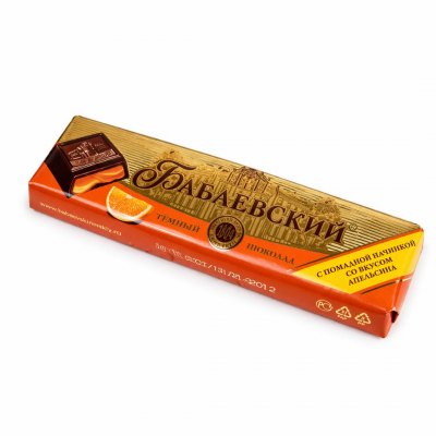Батончик "Бабаевский" апельсин 50г