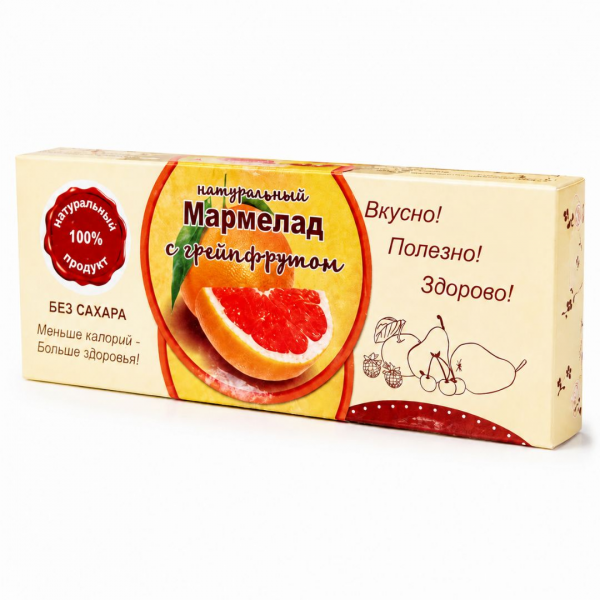Мармелад натуральный "Грейпфрут" 140г 