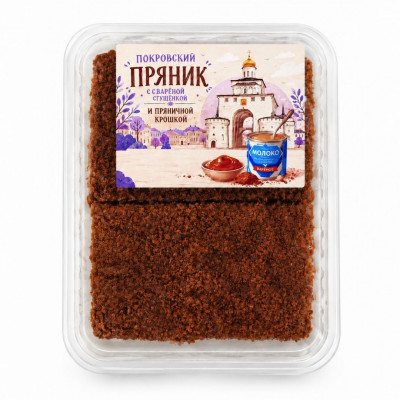 Покровский пряник "Сгущёнка и пряничная крошка" 400г