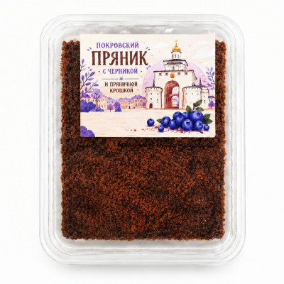 Покровский пряник "Повидло и пряничная крошка" 400г