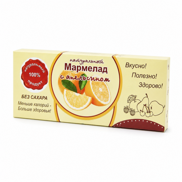 Мармелад натуральный "Апельсин" 140г 